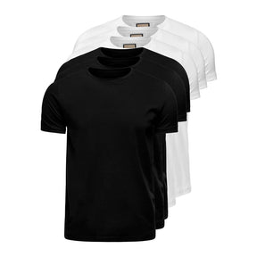 Kit 6 Camisetas Algodão Egípcio